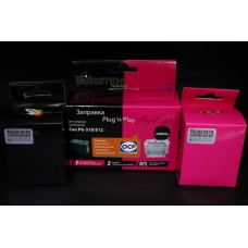 Набор для заправки BURSTEN Plug-n-Print к картриджам Canon PG-510 Black (Pigment) на 3 заправки